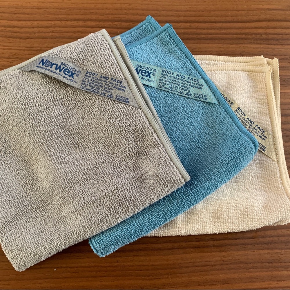 New Norwex Coastal Body Cloth Set of 3